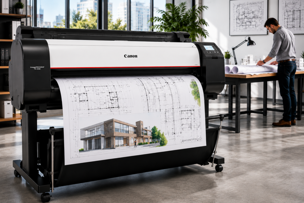 Plotter Canon imagePROGRAF para reparación y mantención en Santiago